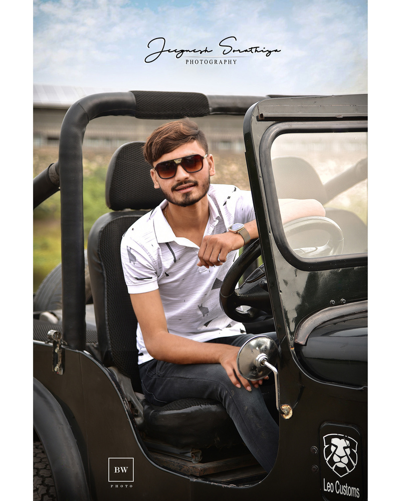 Male model photo shoot of BLACKWHITEPHOTO in Sarangpur