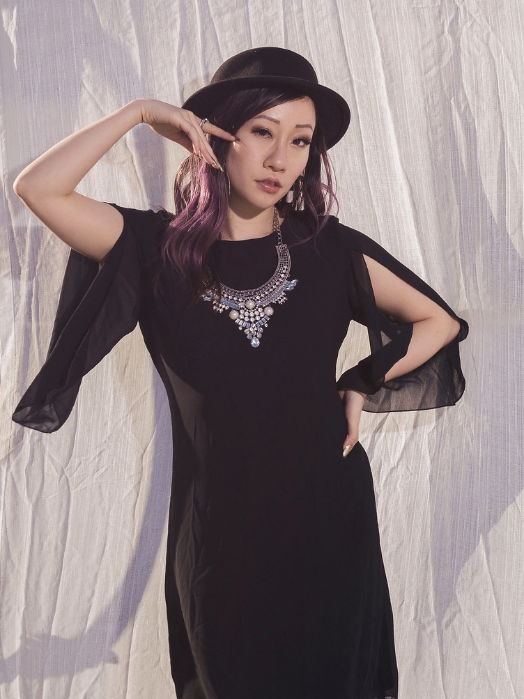 Female model photo shoot of Cat Liu