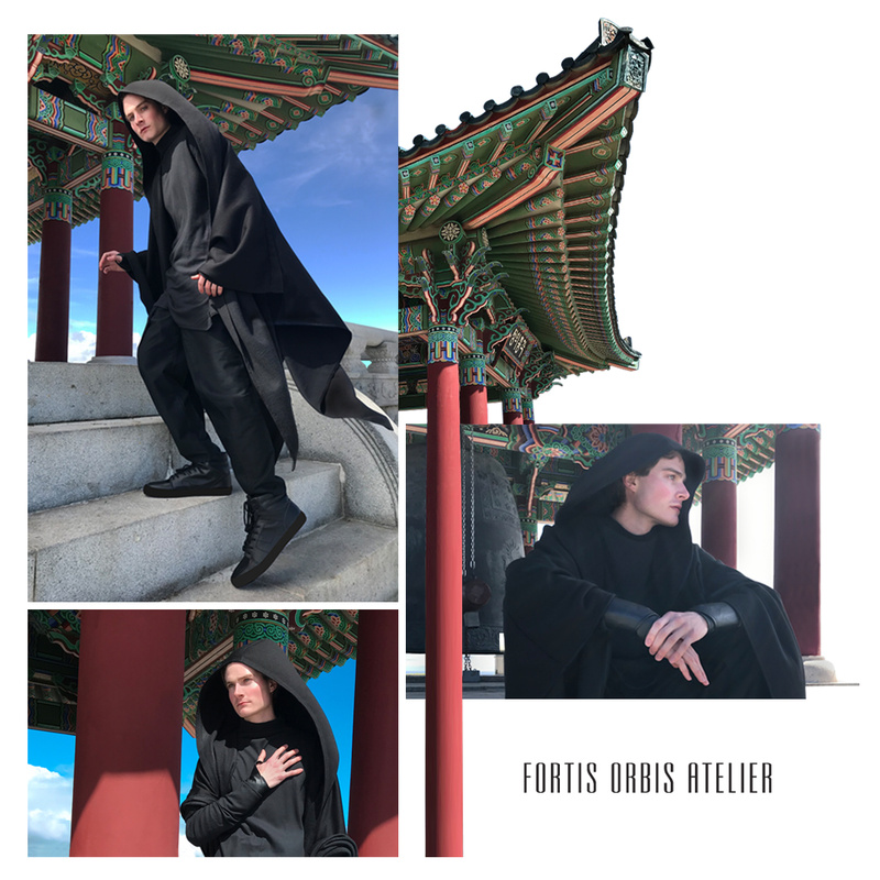 Male model photo shoot of Fortis Orbis Atelier in San Pedro, CA