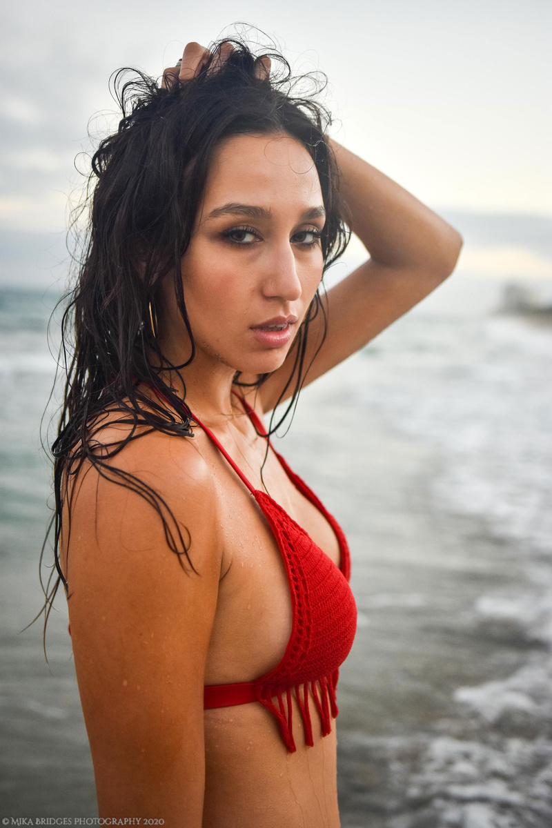 Female model photo shoot of Mika B in Boca Raton - Red Reef Park