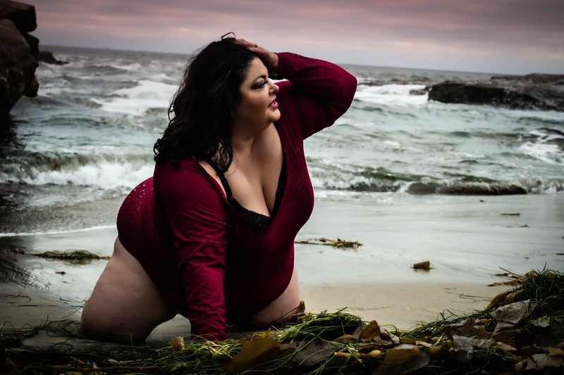 Female model photo shoot of Janee Moonlight by Black Label Boudoir in San Diego , CA