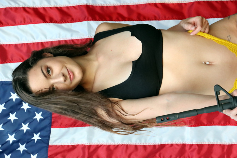 Male and Female model photo shoot of Patriotic Photos and Kaitlynhmodel in Newport Tennessee