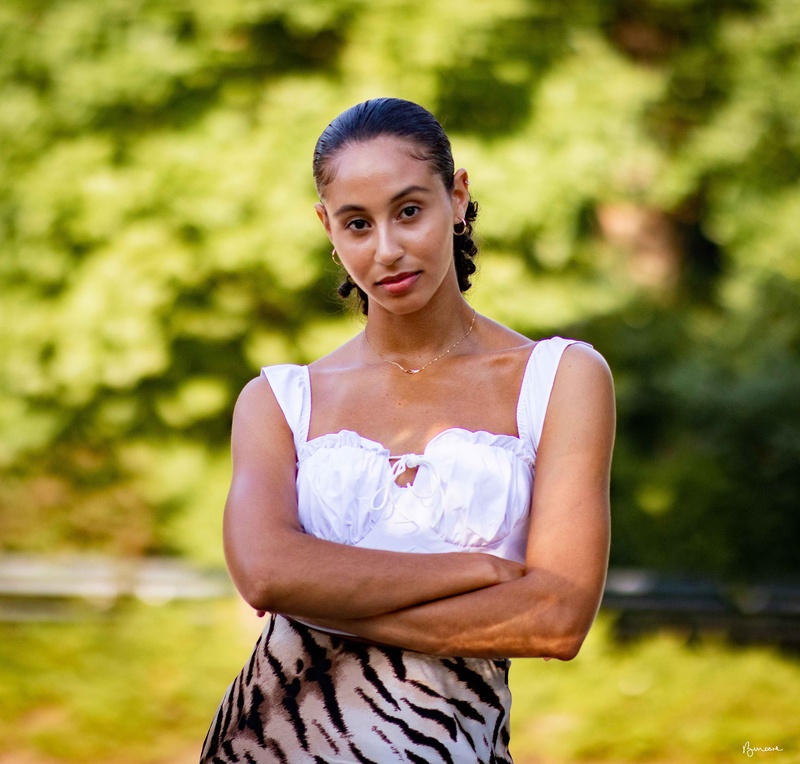 Female model photo shoot of Idania Quezada by BeMooreKinetic in Central Park, NYC