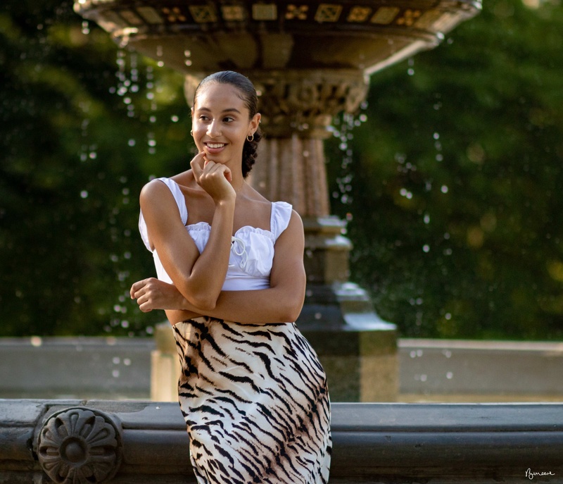 Female model photo shoot of Idania Quezada by BeMooreKinetic in Central Park, NYC