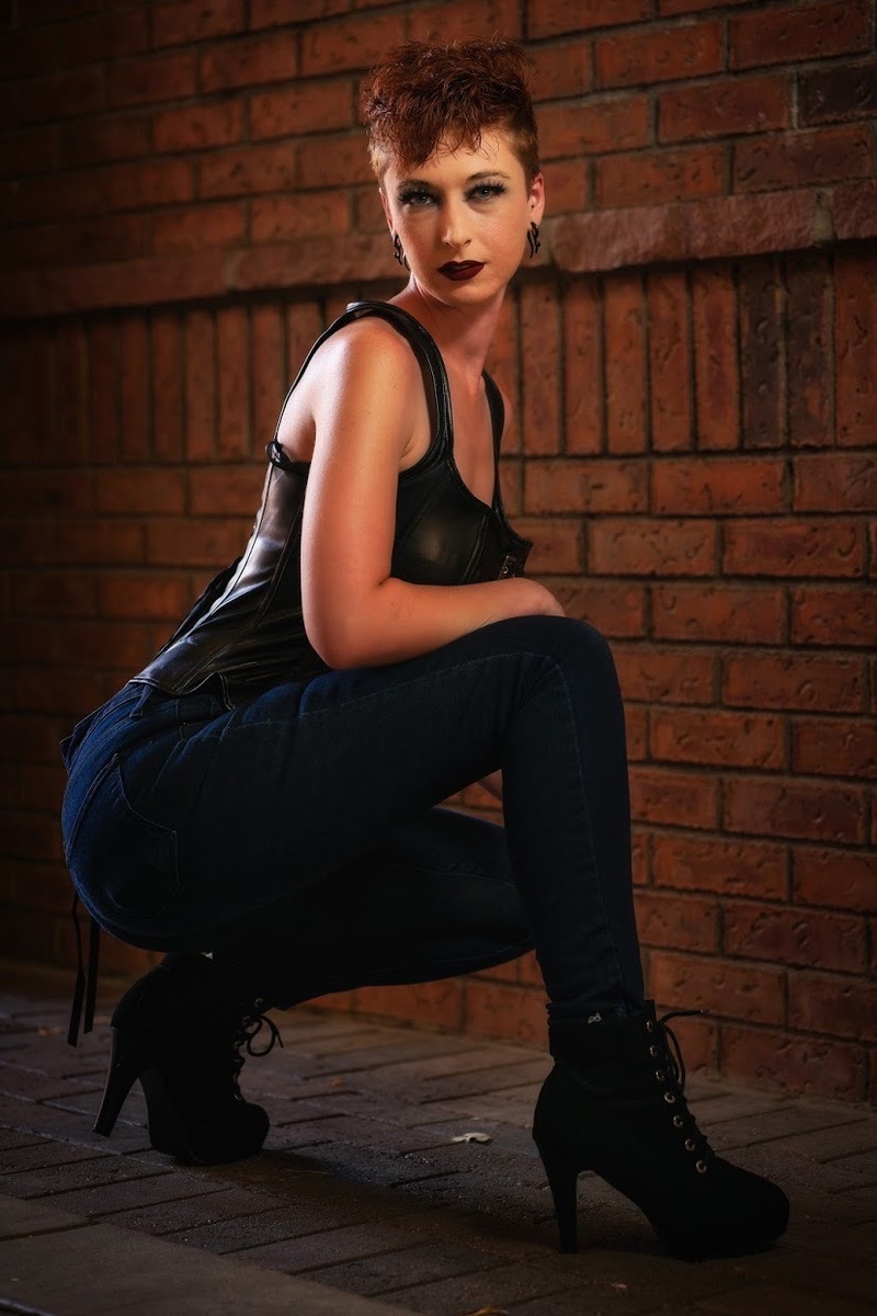 Female model photo shoot of AlexisMichele by Greg Urbano in Downtown Greeley