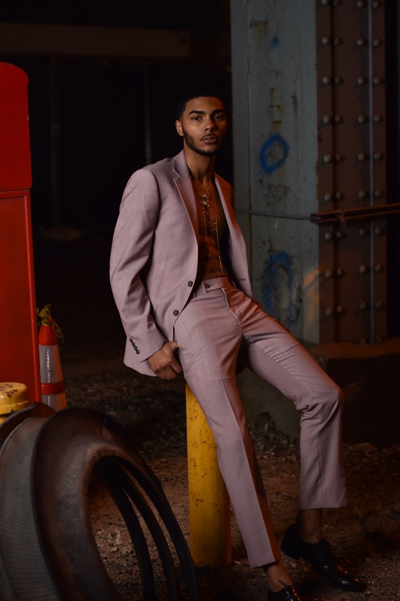 Male model photo shoot of Derricks Visuals in Harlem, New York