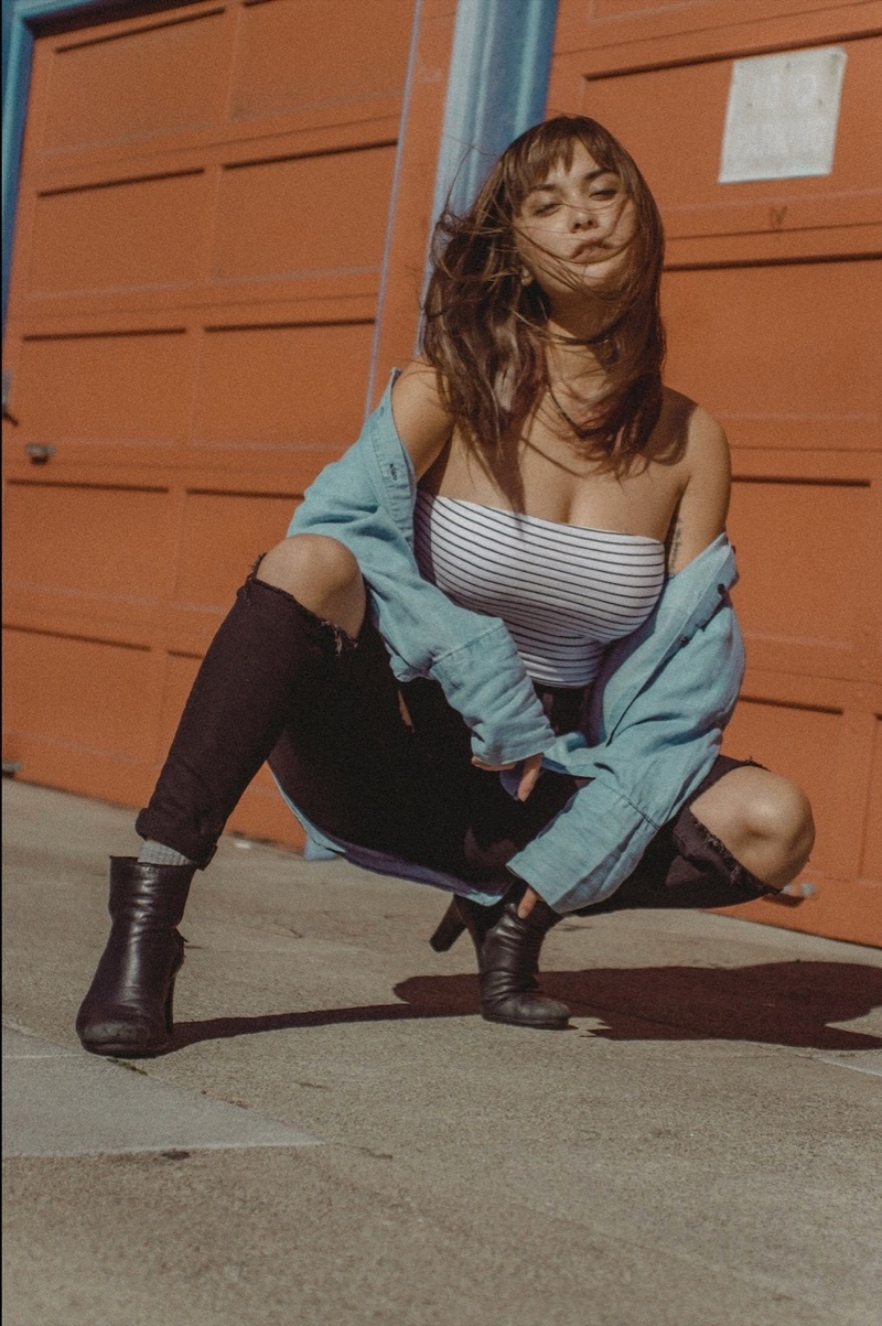Female model photo shoot of VictoriaMei in SF, CA