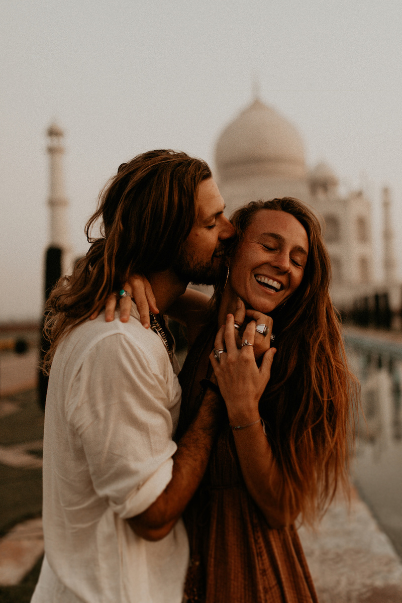 Male model photo shoot of SilkyRonTheRoad COUPLE in Taj Mahal, India