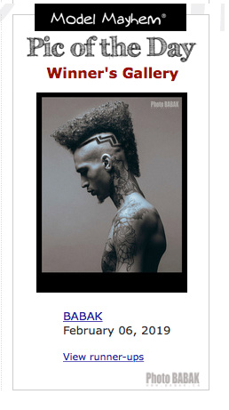 Male model photo shoot of  BABAK