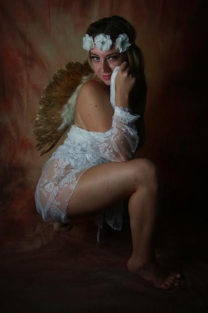 Female model photo shoot of KatieJean in Photography Studio