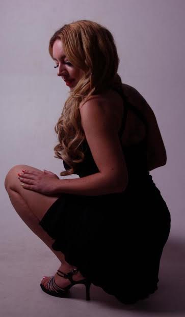 Female model photo shoot of KatieJean in photography studio