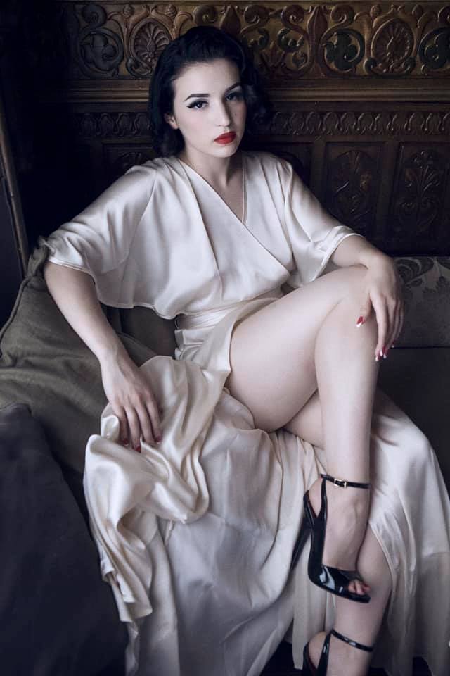 Female model photo shoot of Clea De Velours
