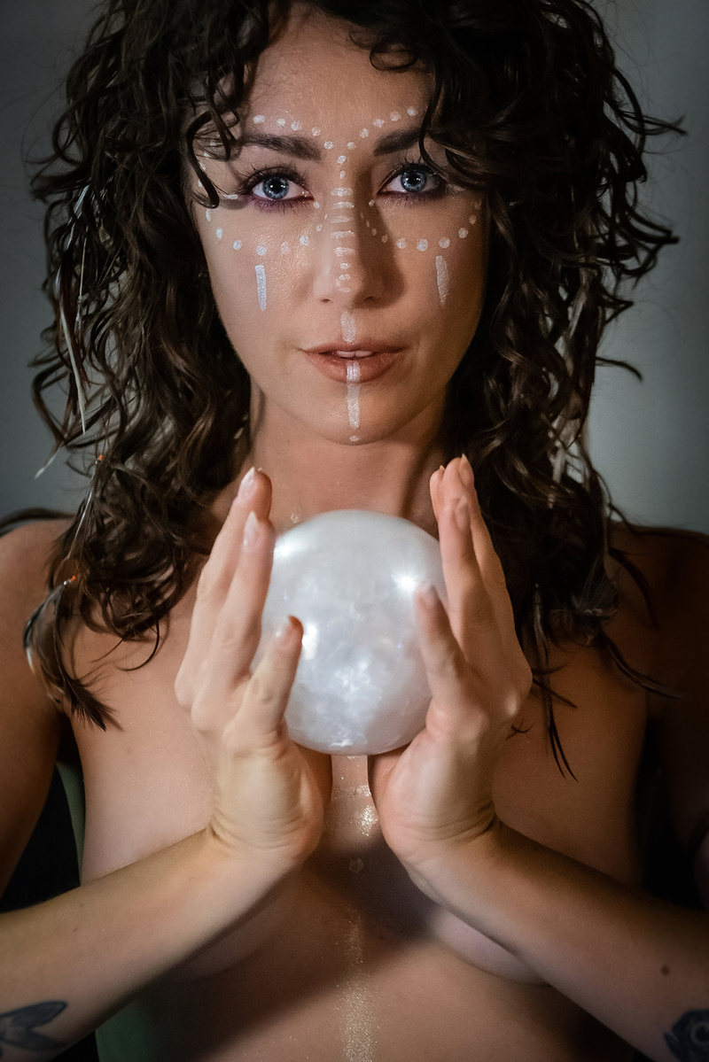 Female model photo shoot of Mystic Mermaid