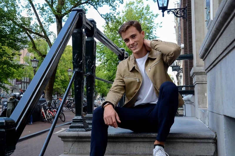 Male model photo shoot of Clement Profit in Amsterdam
