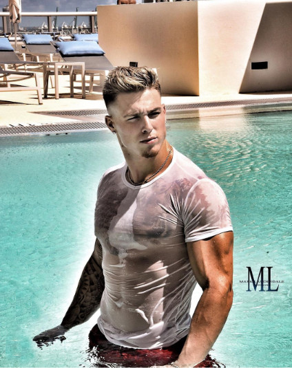 Male model photo shoot of Mark Lauderdale in Miami Beach, FL