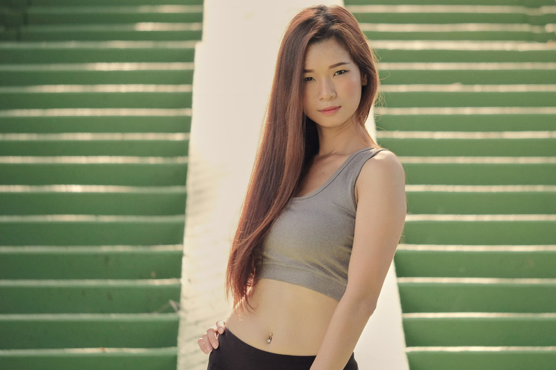 Female model photo shoot of Tickypose in Bangkok