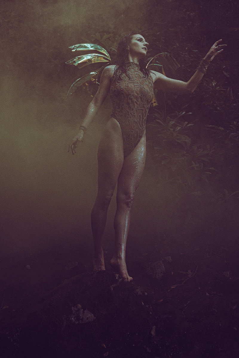Female model photo shoot of Beatrix Devine in The Falls