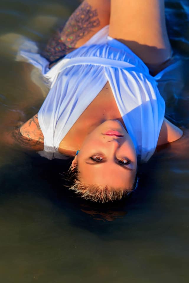 Female model photo shoot of Angie Rose - MisBehavin in Folly Beach, South Carolina