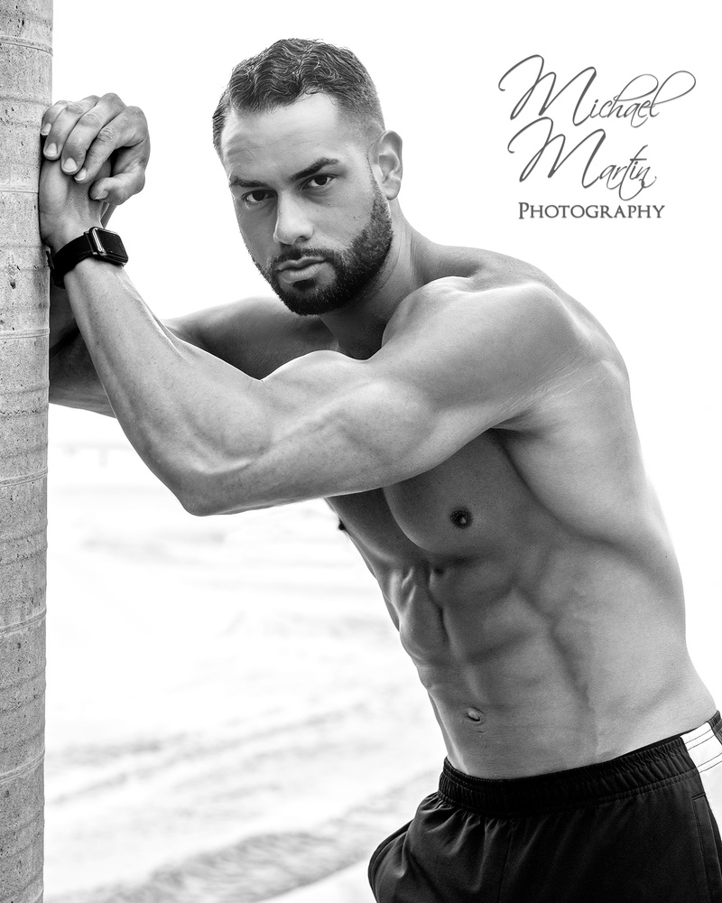 Male model photo shoot of Michael Martin Photog in Wildwood NJ Beach