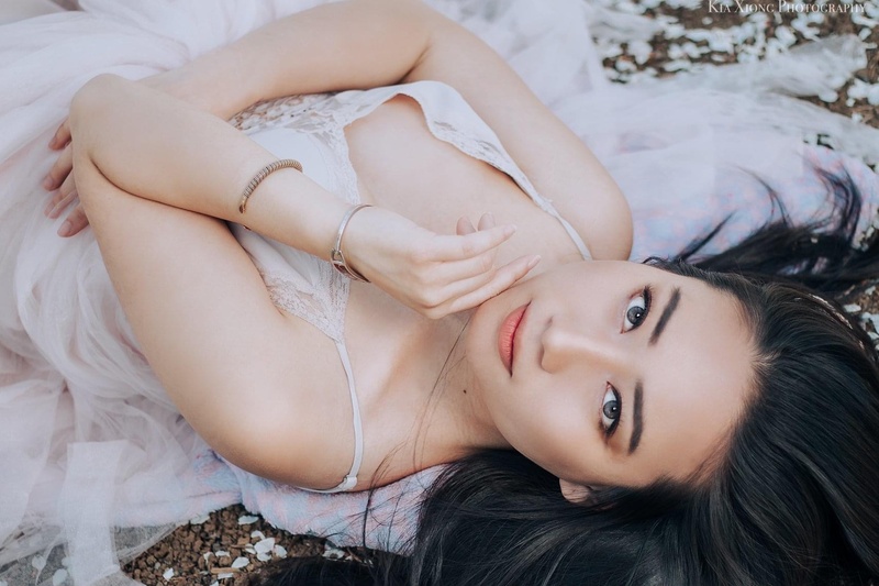 Female model photo shoot of Kia Xiong- Photographer