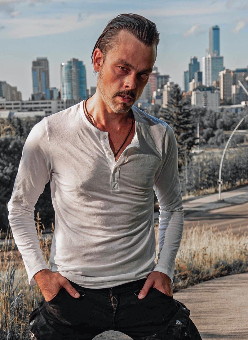 Male model photo shoot of Christoff Lundgren in Edmonton, AB