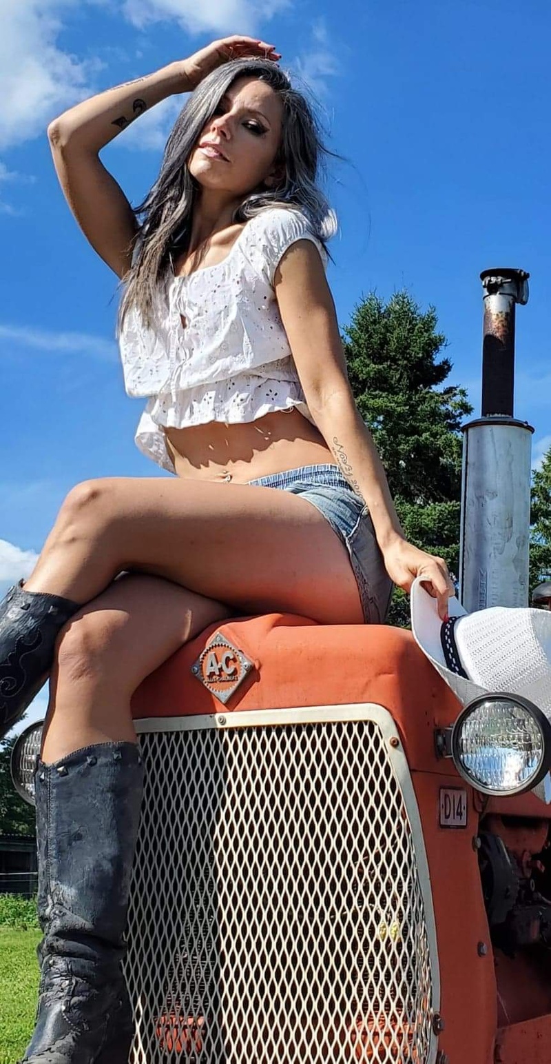 Female model photo shoot of Dannie in Dundalk Ontario