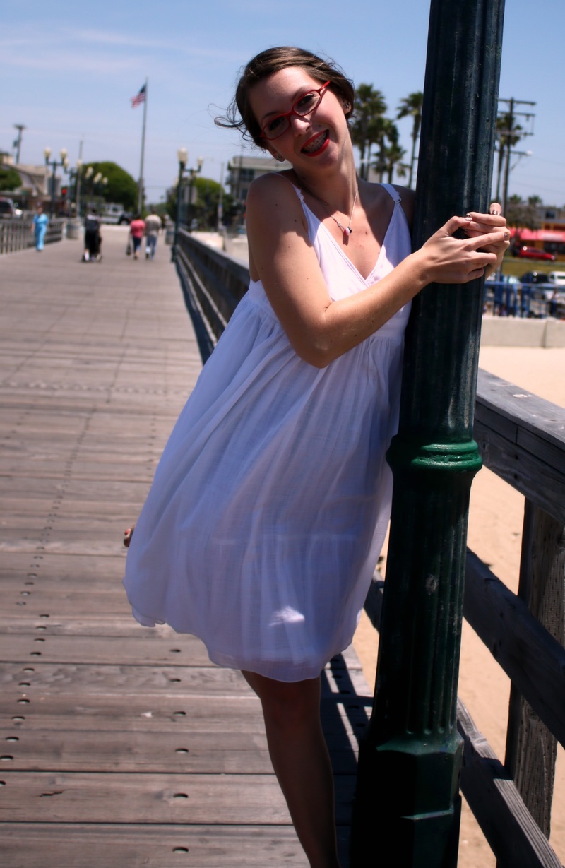 Female model photo shoot of Gina Finstad Inc in Seal Beach, CA