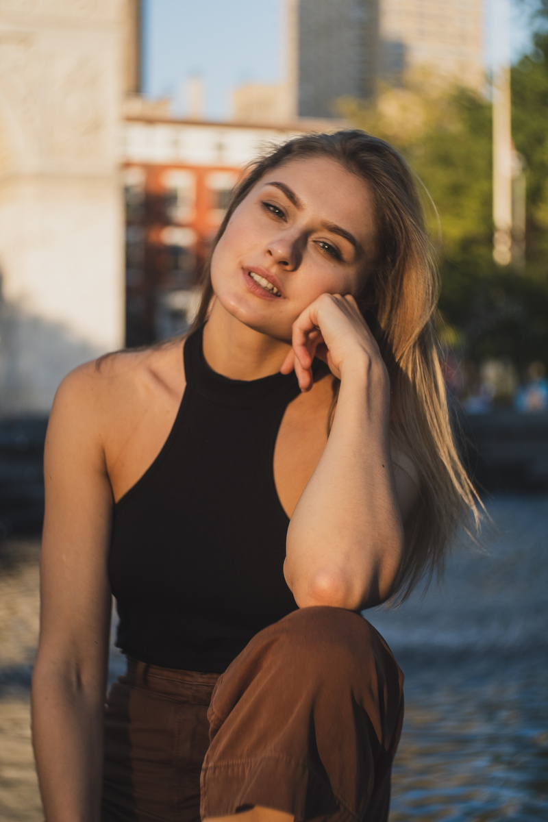 Female model photo shoot of Anastasiaz in NYC