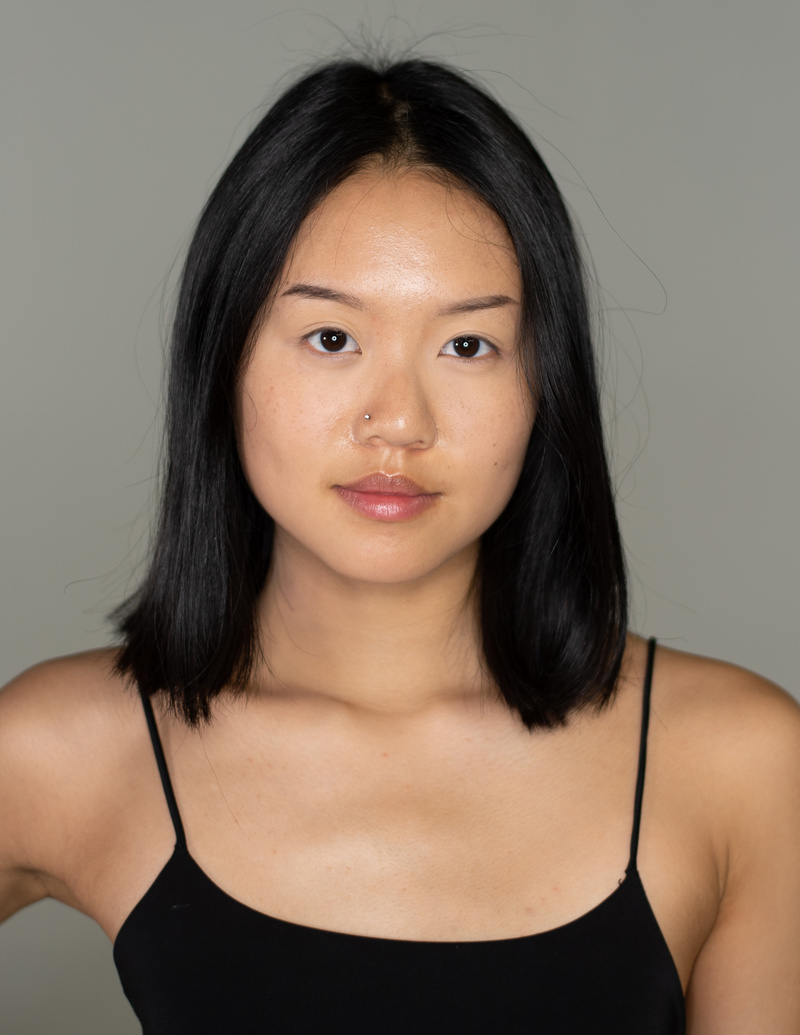 Female model photo shoot of azure