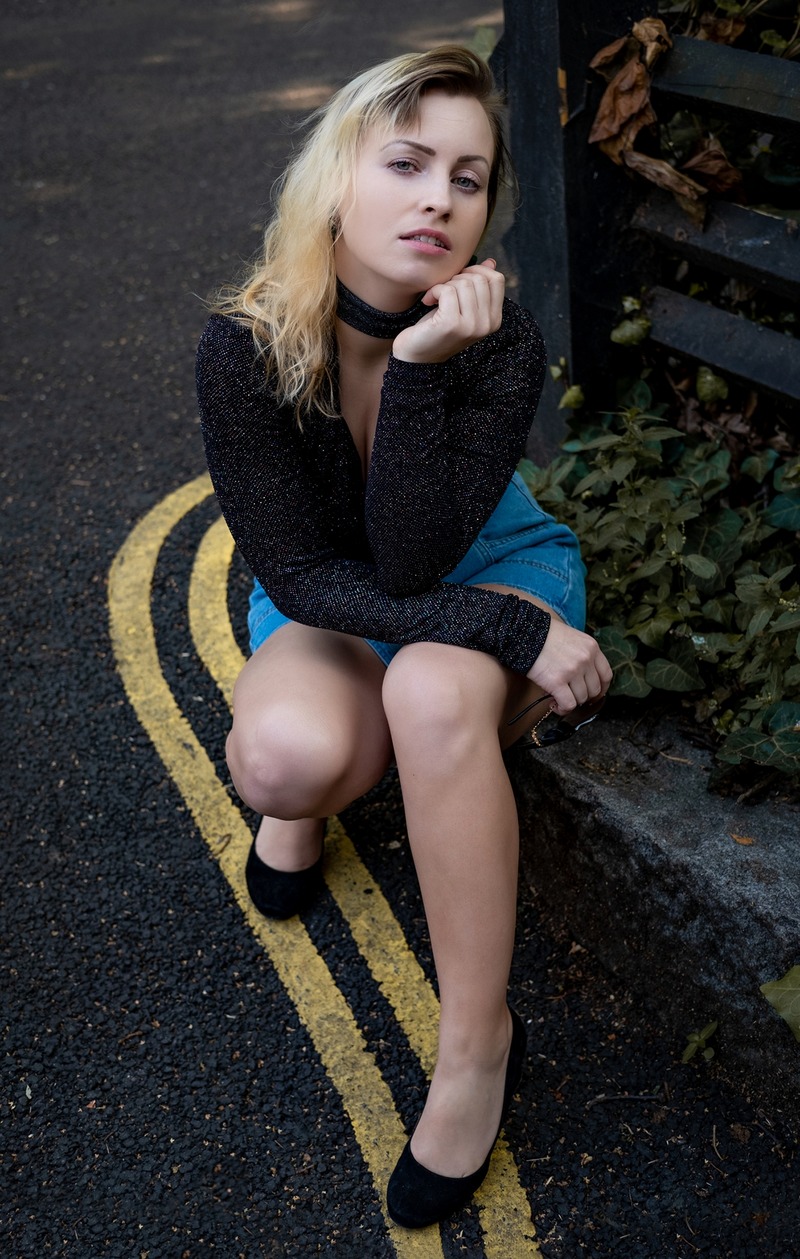 Female model photo shoot of ClaudiaSc in london