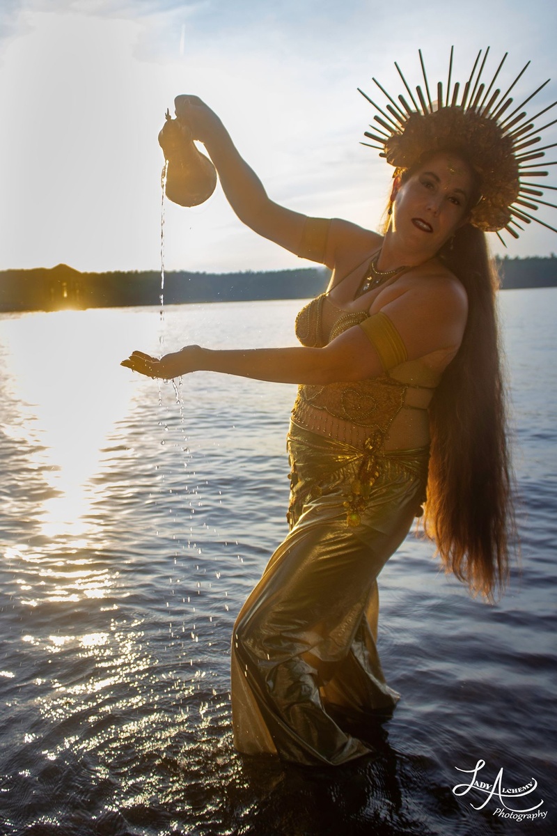 Female model photo shoot of Lanae Bellydancer  in Croton Hardy Dam, Michigan