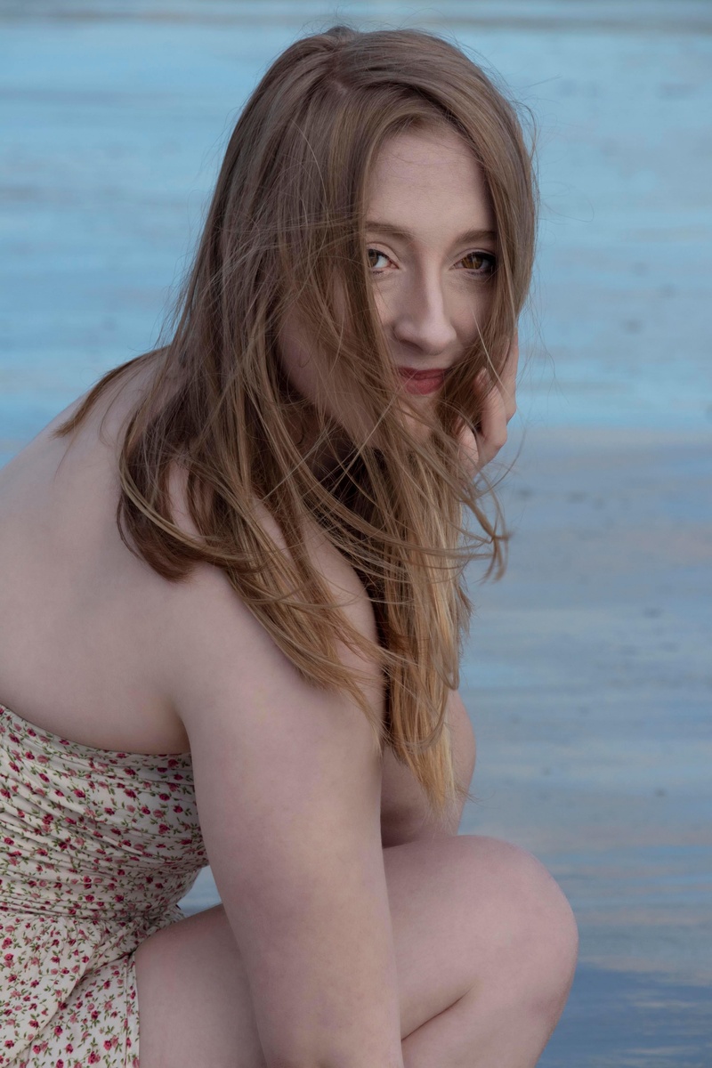Female model photo shoot of Verity in Brighton Beach, Adelaide