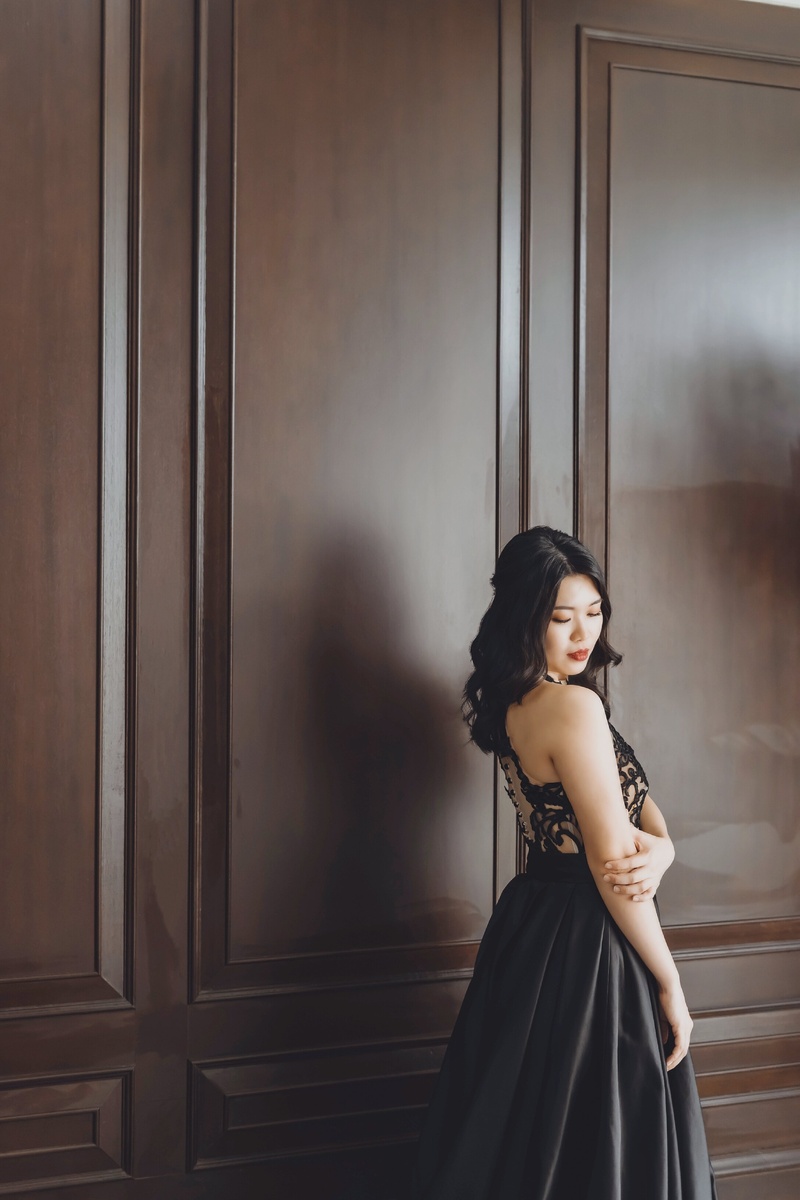 Female model photo shoot of Yen K in UNESCO World Heritage, Eastern & Oriental Hotel Penang
