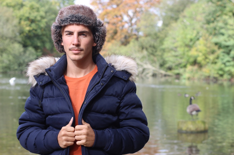 Male model photo shoot of Giovanni Galliussi in Tooting Bec Common