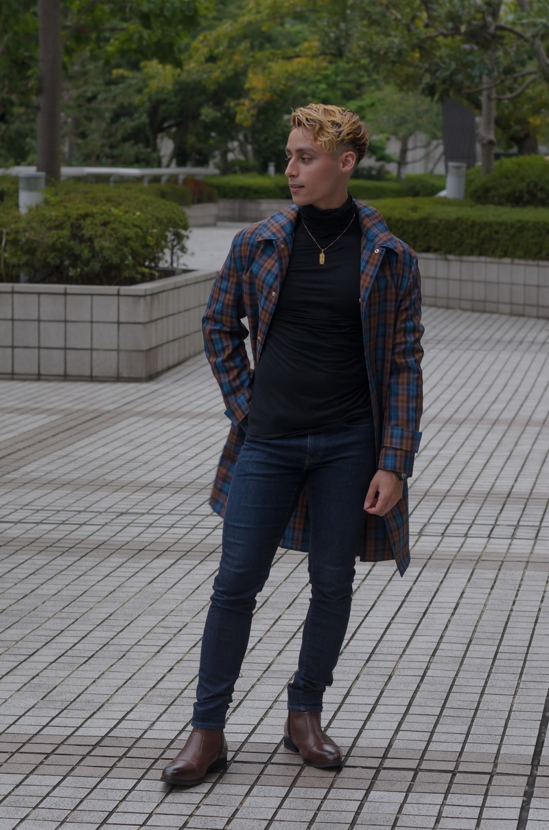 Male model photo shoot of Christian Richmond in Shinjuku