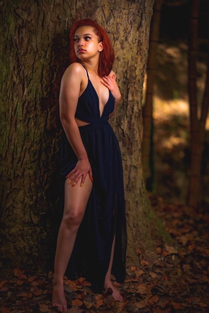 Female model photo shoot of theangelbeasley