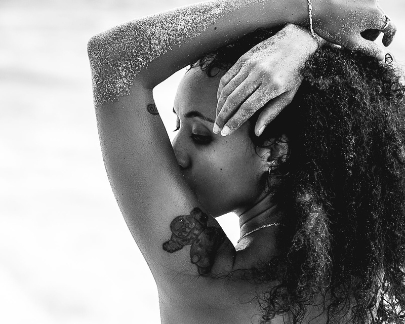Female model photo shoot of Bleu_Banditt by lukeaddam in Playalinda Beach