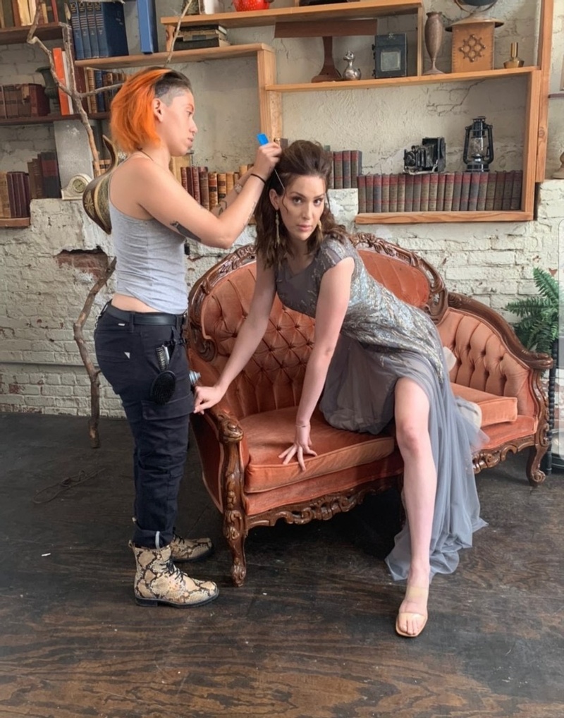 Female model photo shoot of Ashley Christine Hair