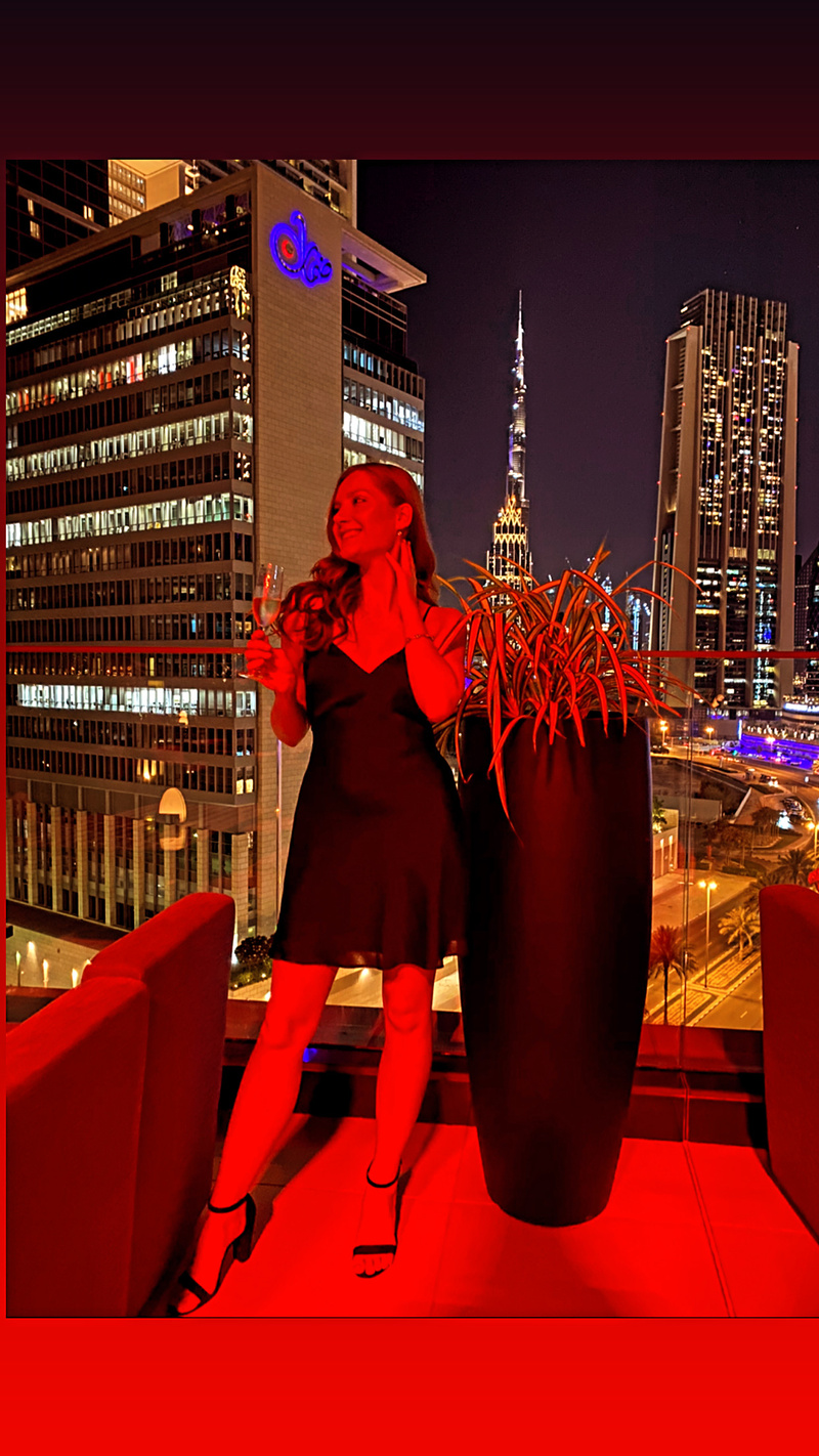 Female model photo shoot of Magdalena in Dubai