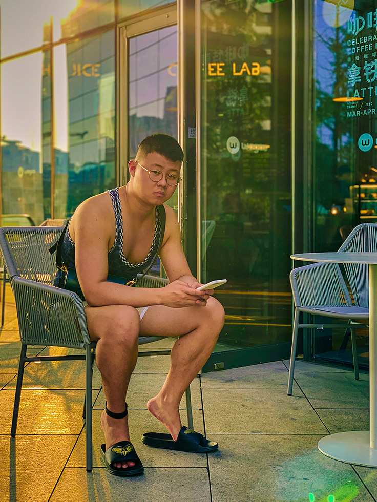 Male model photo shoot of Zephyr Chui in Chengdu, China