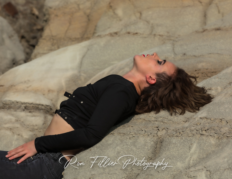 Female model photo shoot of Dawn Michele InkedModel in Drumheller Alberta