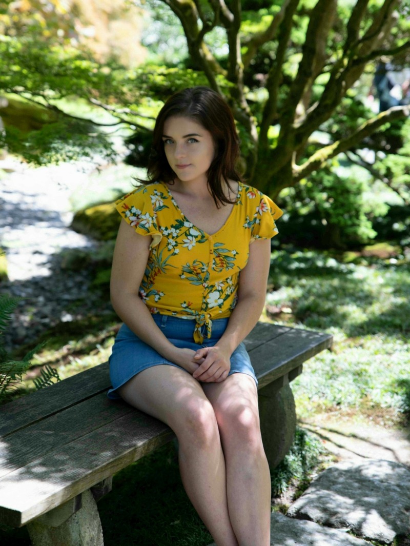 Female model photo shoot of azurite fae in Seattle, Washington