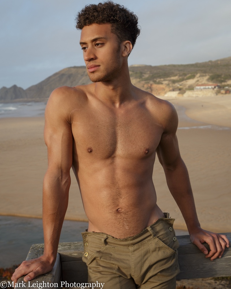 Male model photo shoot of Mikael Alvaro by Mark Leighton in Portugal