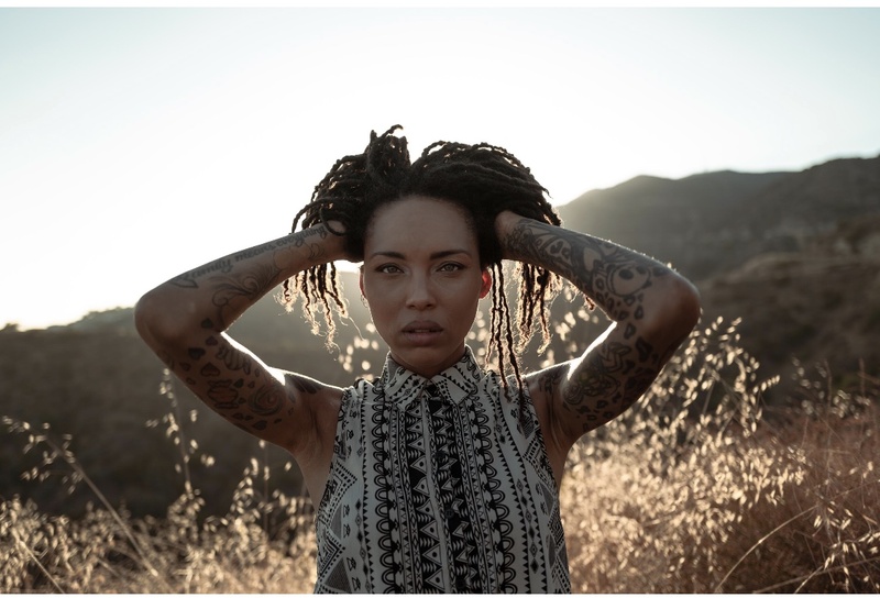 Female model photo shoot of Tattoo Betty by Bureau623