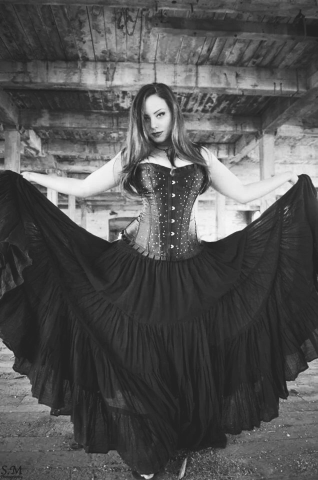 Female model photo shoot of Niki Dysnomia in Abandoned dreams.