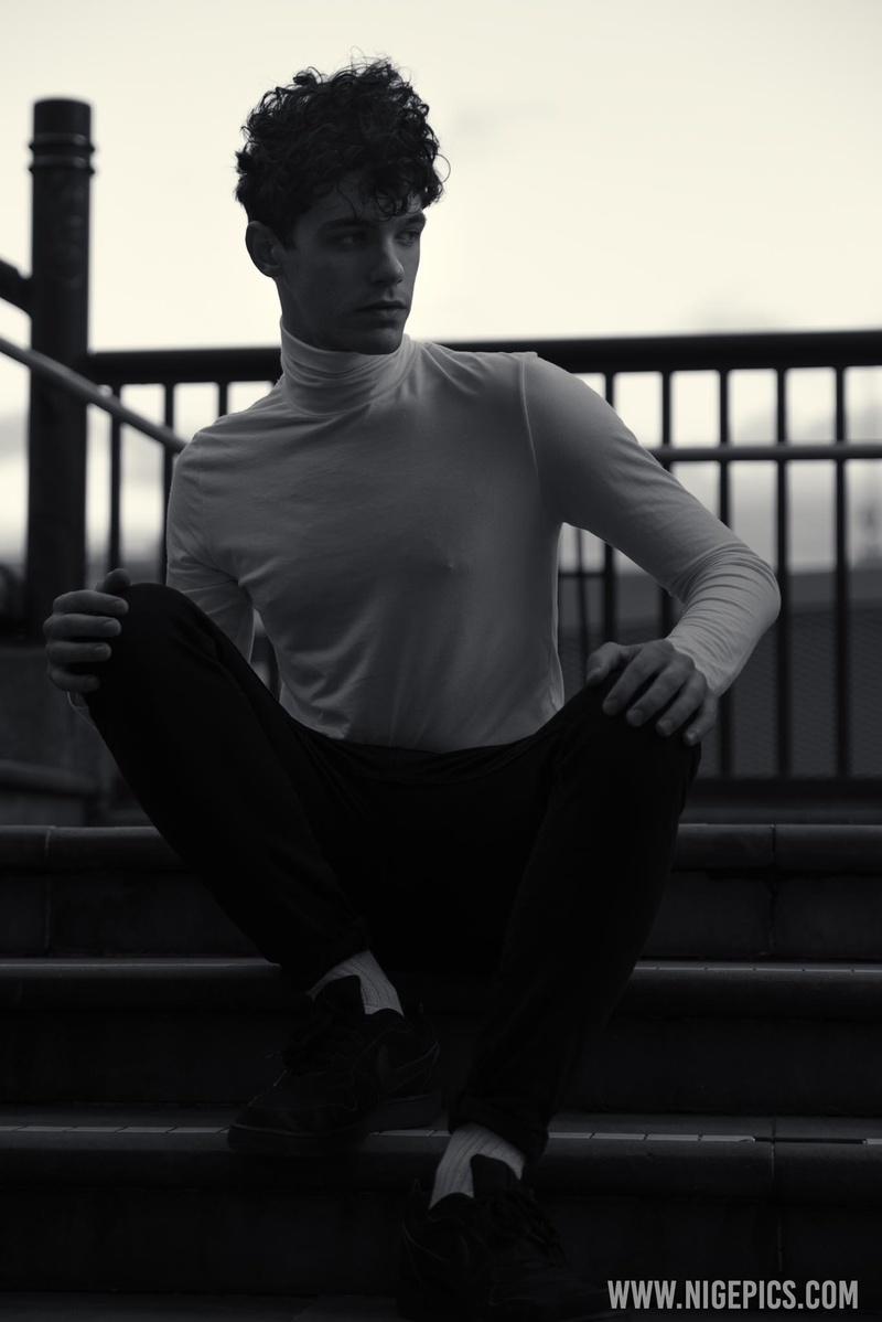 Male model photo shoot of Nigel R Glasgow