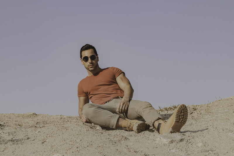 Male model photo shoot of Alex Ryan in Rhode Island Desert