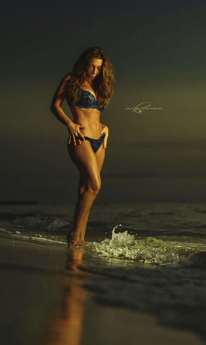 Female model photo shoot of Christy Perdue in Caspersen Beach, FL