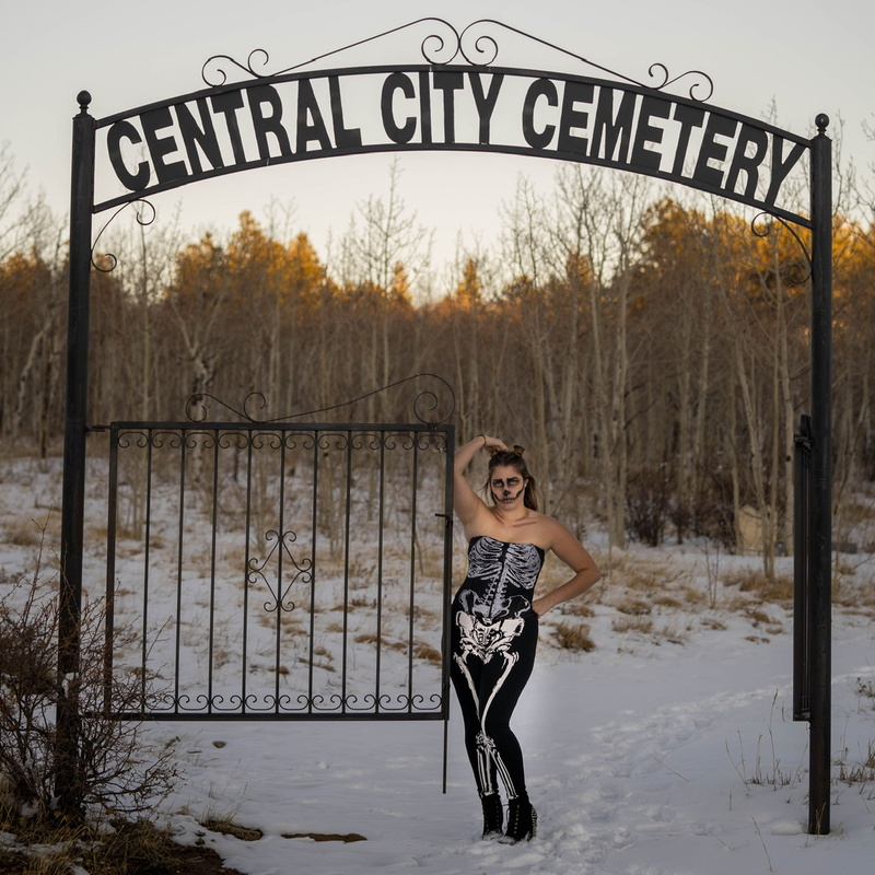 Female model photo shoot of SAILOR SUNSHINE in Central City Cemetery