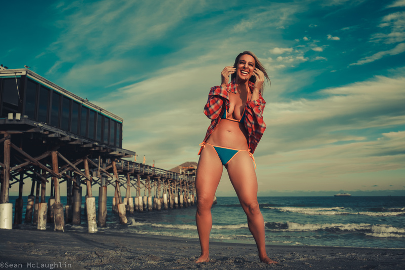 Male and Female model photo shoot of seanman and Bailey Daniels in Cocoa Beach
